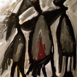 Carnage, acrylique sur toile, Saïssi
