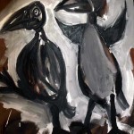 En chemin, Acrylique sur toile, Saïssi