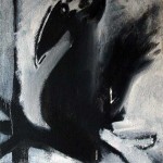 Piaf en course, Acrylique sur toile, Saïssi