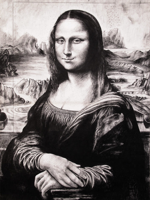 Mona Lisa, 95x69, 2018