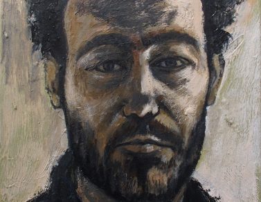 Autoportrait, acrylique sur toile, 60x40cm, 2017