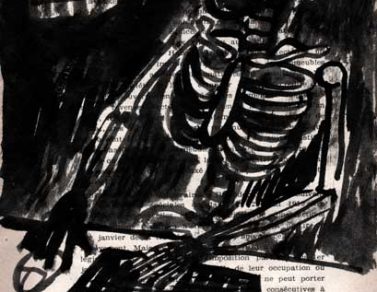 Geek, encre de chine, Saïssi