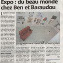 Article dans Nice Matin sur l'exposition Be another, site de Franck Saïssi