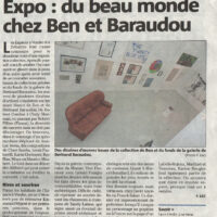 Article dans Nice Matin sur l'exposition Be another, site de Franck Saïssi