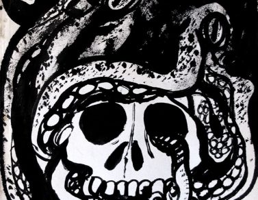 Pieuvre et crâne, 2010