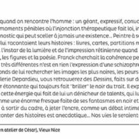 Article de presse de l'exposition Le mur de Franck Saïssi dans La Strada n°277