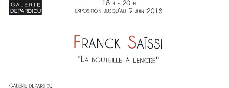 Carton verso la bouteille à l'encre