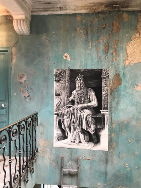 Vue de l'exposition 7 Lost de Franck saïssi, à la Maison Abandonnée [Villa Cameline]