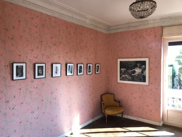 Vue de l'exposition 3 Lost de Franck saïssi, à la Maison Abandonnée [Villa Cameline]