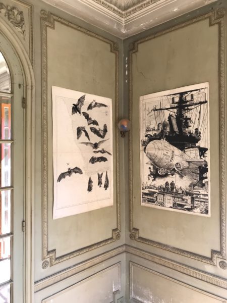 Vue de l'exposition Lost de Franck saïssi, à la Maison Abandonnée [Villa Cameline]