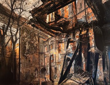 Incandescence, (2/7), huile sur toile, 2mx2m, 2023