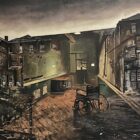 Asylum, acrylique sur toile, 130x80cm, 2020