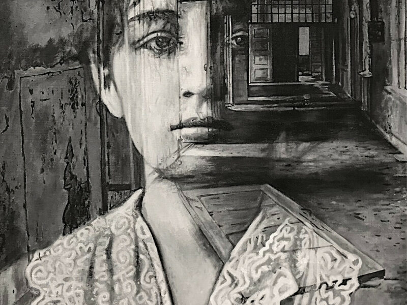 Camille Claudel, huile sur toile, 92x73cm, 2021