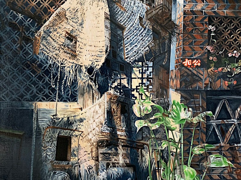 Persistance, huile sur toile, 2024