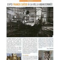 Article dans Les petites affiches des alpes maritimes sur l'exposition Lost de Franck Saïssi à la Villa Caméline