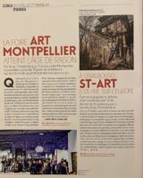 Franck Saïssi’s painting Incandescence featured in L’Œil magazine to illustrate the Strasbourg art fair