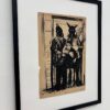Enfance, vue de côté, encre de Chine sur page de livre, boutique de Franck Saïssi