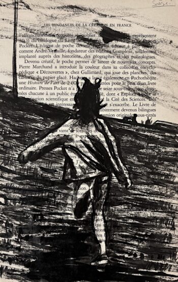 Liberté, encre de Chine, boutique de Franck Saïssi