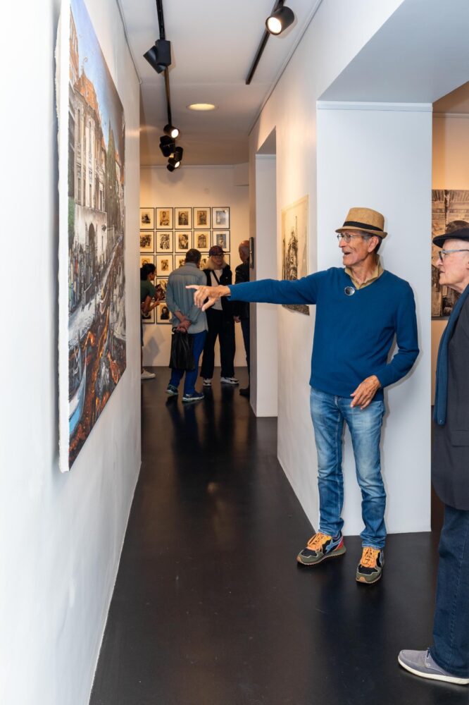 View of the opening 2 of Franck Saïssi’s exhibition, Galerie 21 Contemporain, Nice