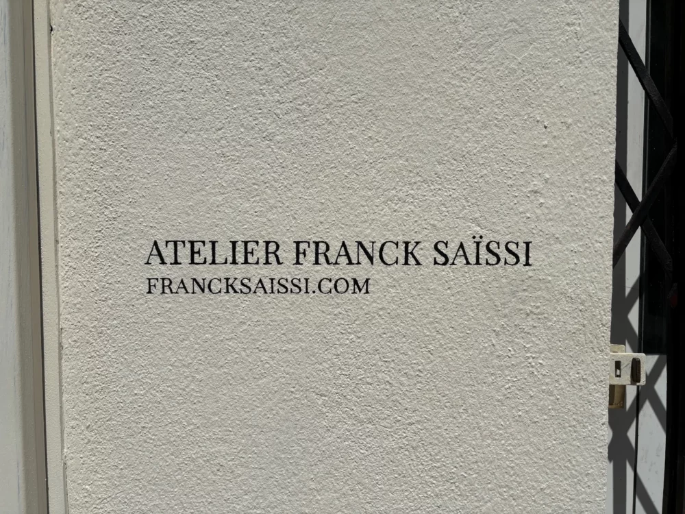 Signalétique peinte à la main, atelier de Franck Saïssi