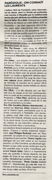 Article sur Paréidolie, le salon du dessin contemporain, dans La Strada
