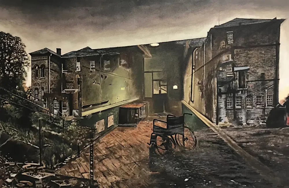 Asylum - peinture contemporaine de Franck Saïssi, acrylique sur toile