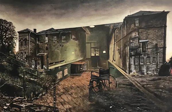 Asylum - peinture contemporaine de Franck Saïssi, acrylique sur toile