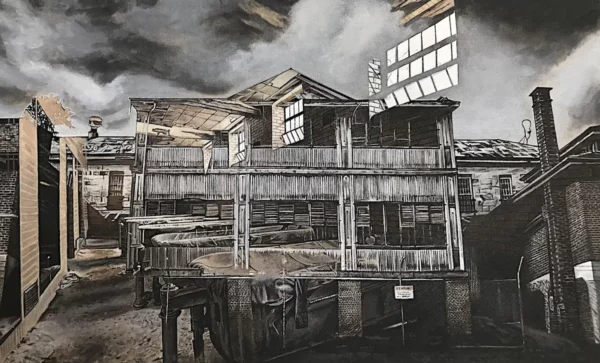 Lost - peinture contemporaine de Franck Saïssi, acrylique sur toile