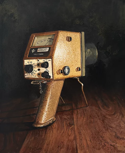 Radiamètre I, huile sur toile par Franck Saïssi